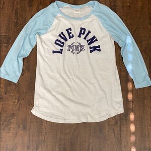 VS PINK baseball tee